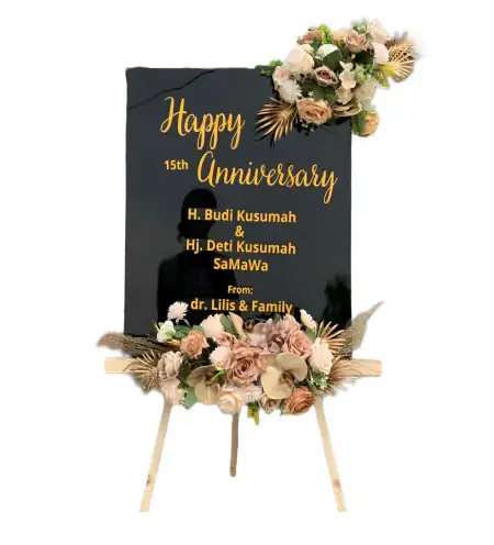 Papan Bunga Akrilik Goto